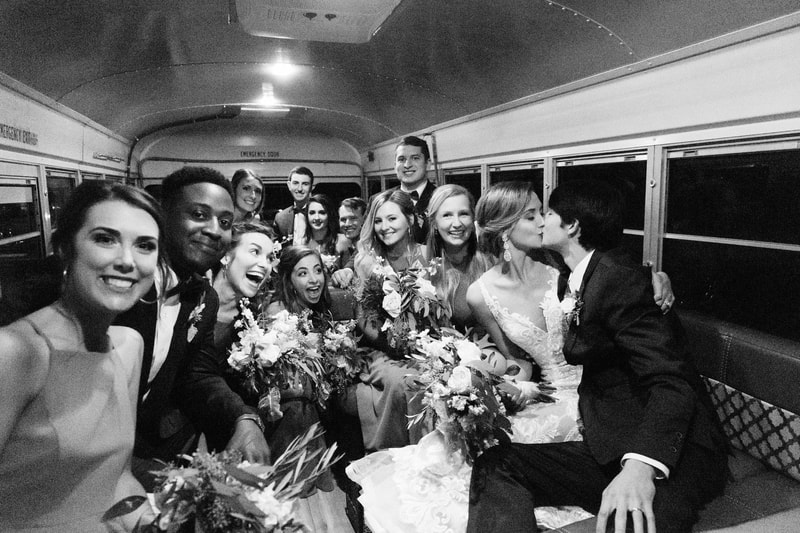 School Bus Wedding, Knot Too Shabby Events
